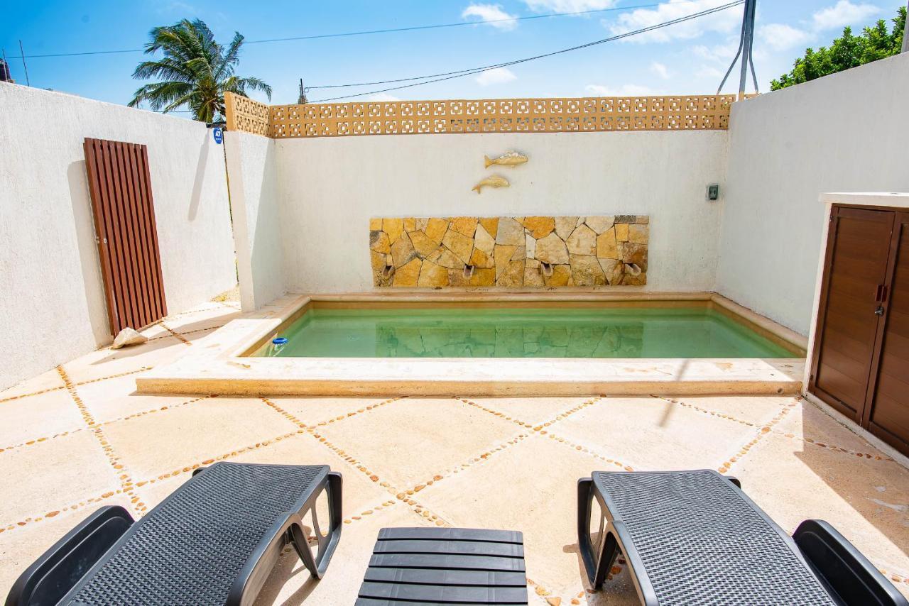 97982 New Modern Villa, Private Pool, High Internet Speed, 2 Blocks From The Beach Pueblo Pueblo Chicxulub Exterior photo