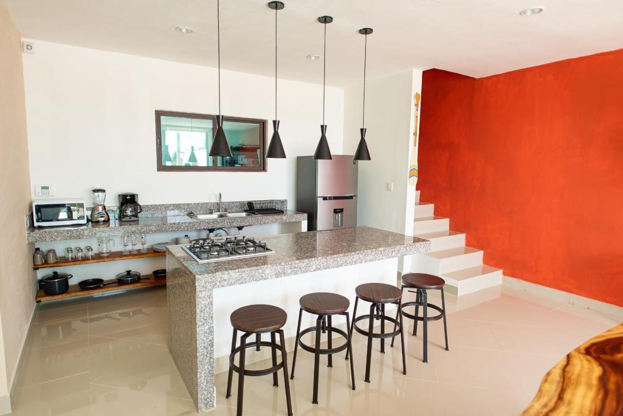 97982 New Modern Villa, Private Pool, High Internet Speed, 2 Blocks From The Beach Pueblo Pueblo Chicxulub Exterior photo