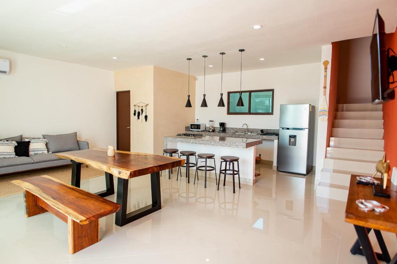 97982 New Modern Villa, Private Pool, High Internet Speed, 2 Blocks From The Beach Pueblo Pueblo Chicxulub Exterior photo